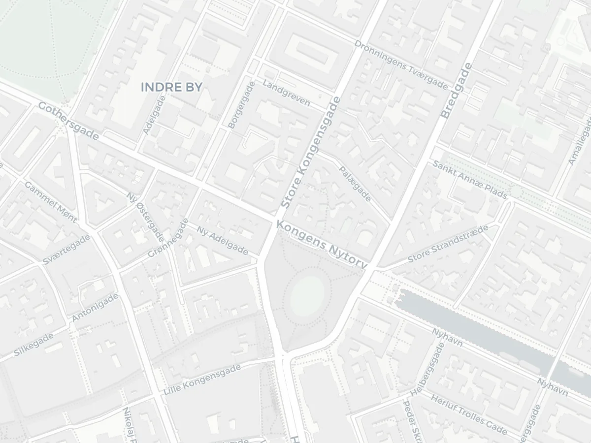 Map of Kongens Nytorv, Copenhagen, showing the Treville & Co office location